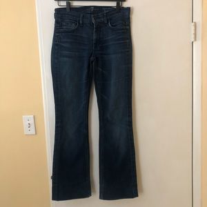 Jeans 7 For All Mankind Bootcut - Taille 27 Femme, Denim Délavé (occasion)